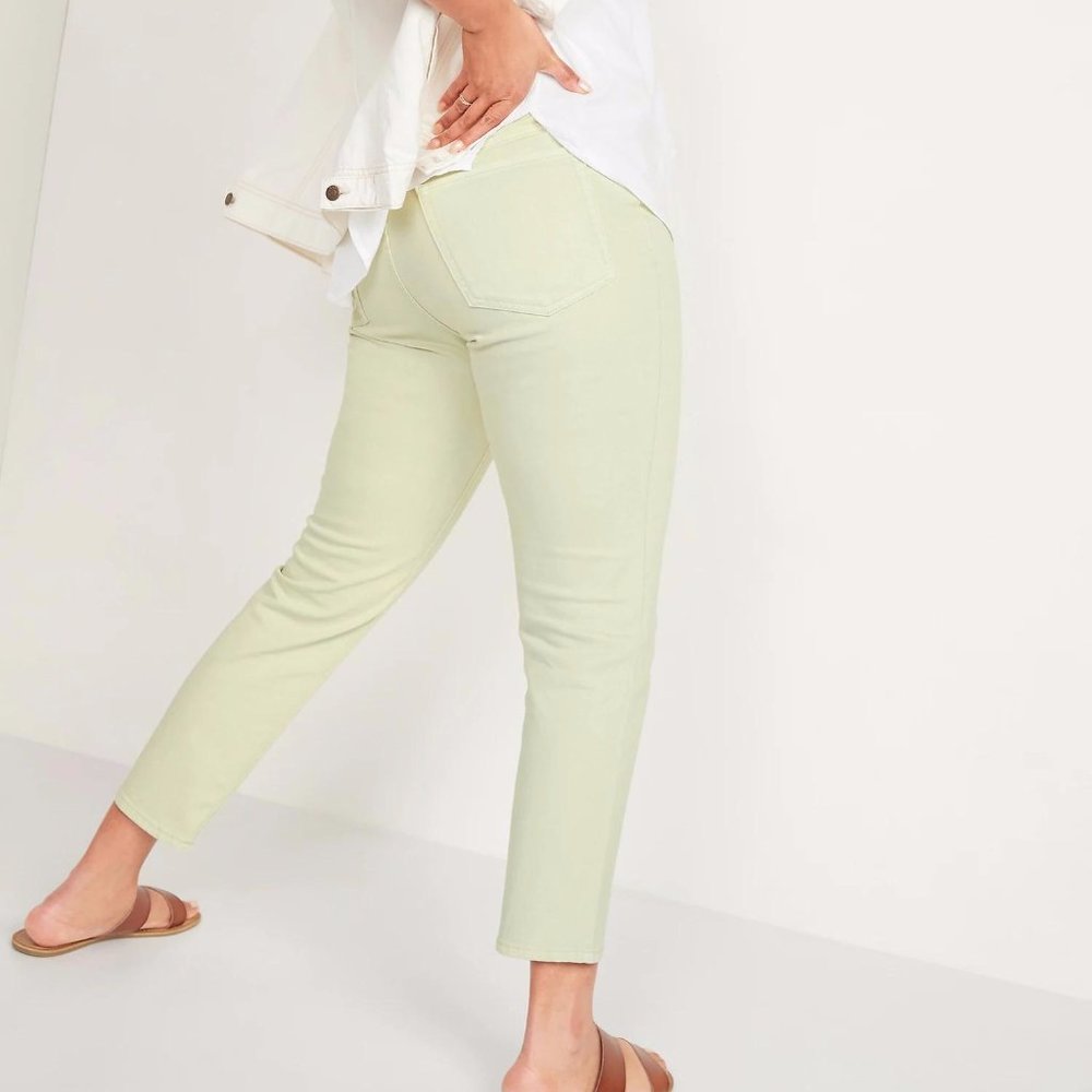New High-Waisted O.G. Straight Mineral-Dye Jeans - Picture 2 of 5